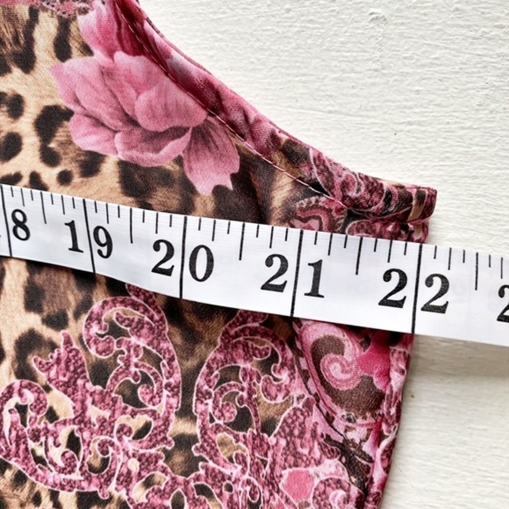 BFA Classics Vintage Rose Floral and Animal Print Tank Top - Picture 5 of 7